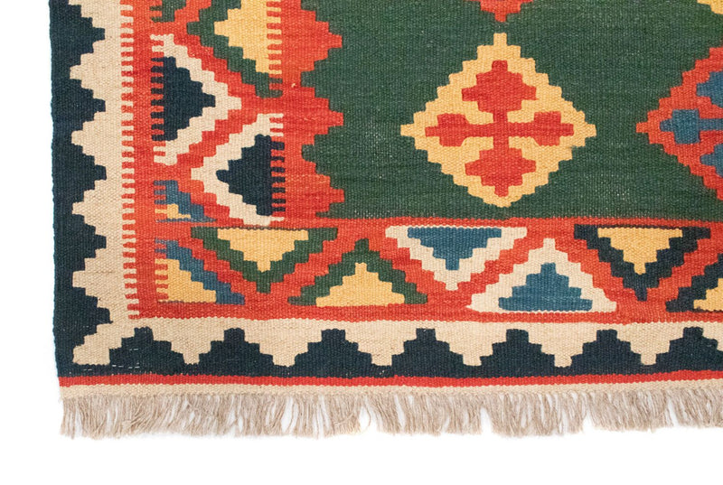 Kelim tapijt - Oosters - 217 x 148 cm - groen