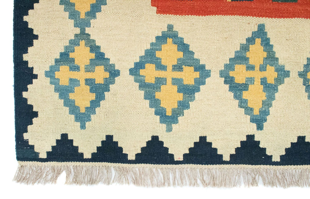 Kelim tapijt - Oosters - 205 x 155 cm - oranje