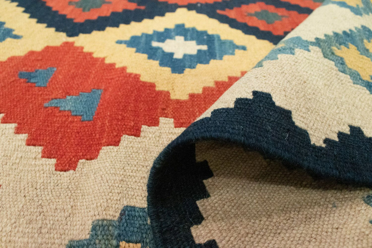 Kelim tapijt - Oosters - 205 x 155 cm - oranje