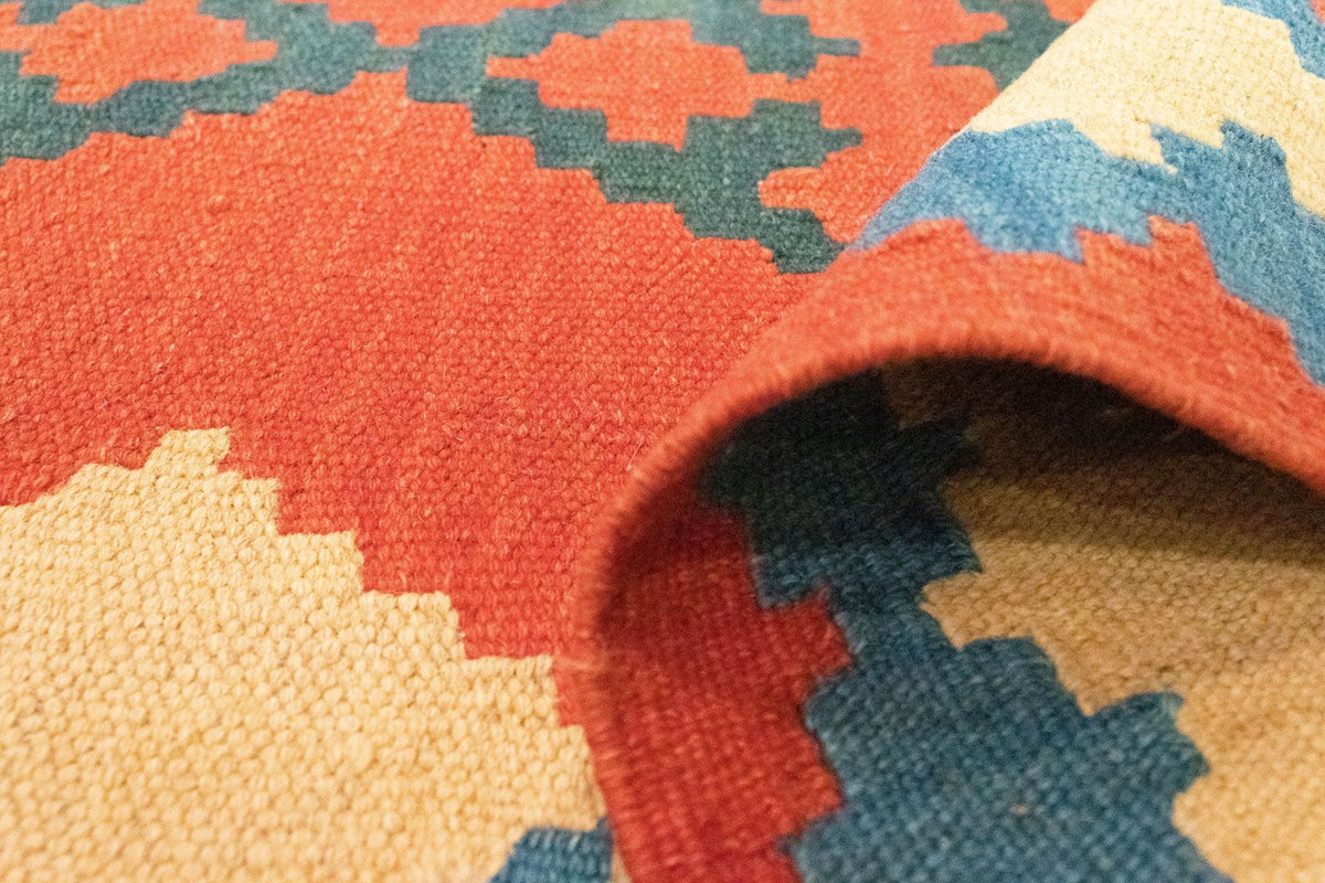 Kelim tapijt - Oosters - 200 x 150 cm - oranje