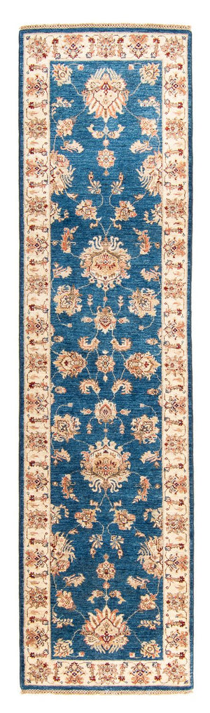 Loper Ziegler tapijt - 303 x 84 cm - donkerblauw