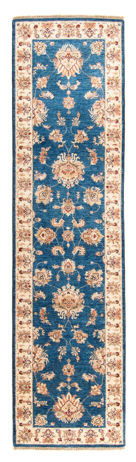 Loper Ziegler tapijt - 303 x 84 cm - donkerblauw