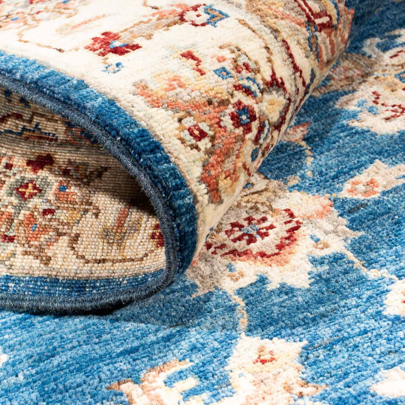 Loper Ziegler tapijt - 303 x 84 cm - donkerblauw