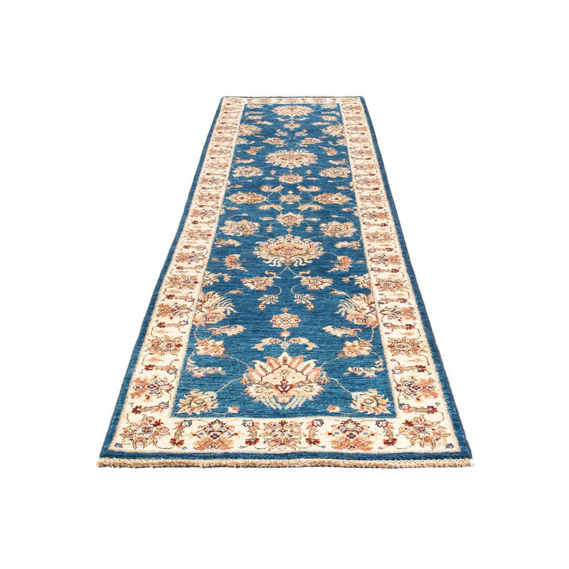Loper Ziegler tapijt - 303 x 84 cm - donkerblauw