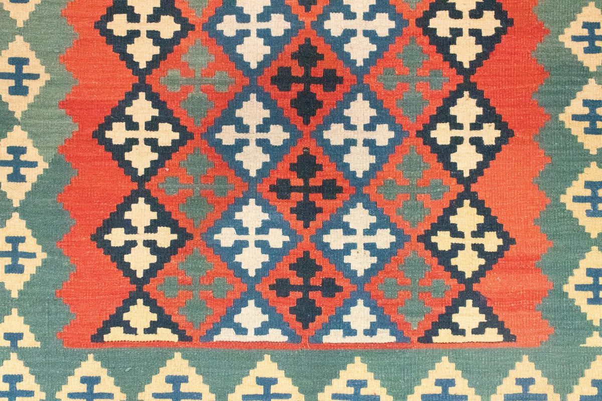 Kelim tapijt - Oosters - 202 x 150 cm - oranje