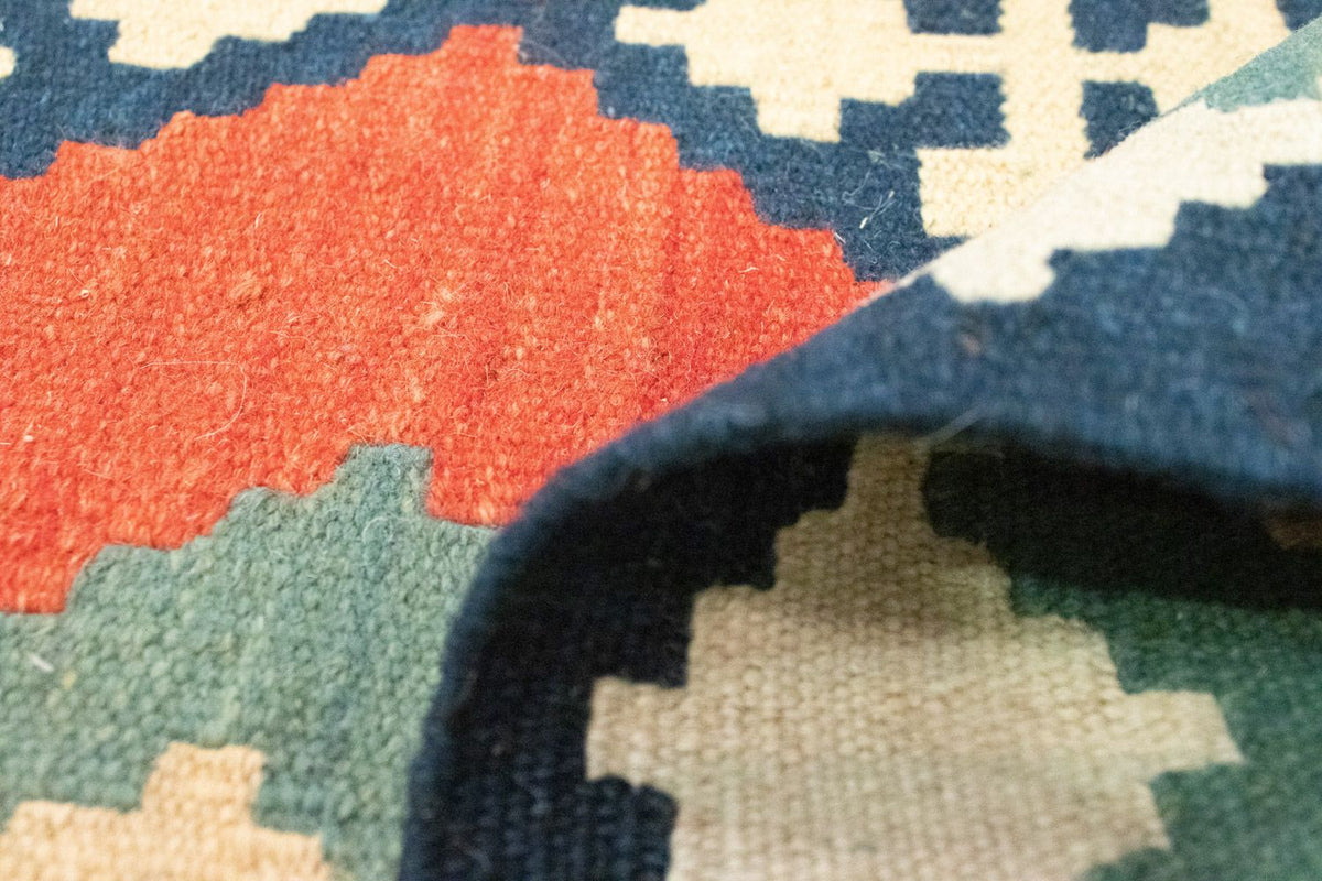 Kelim tapijt - Oosters - 202 x 150 cm - oranje