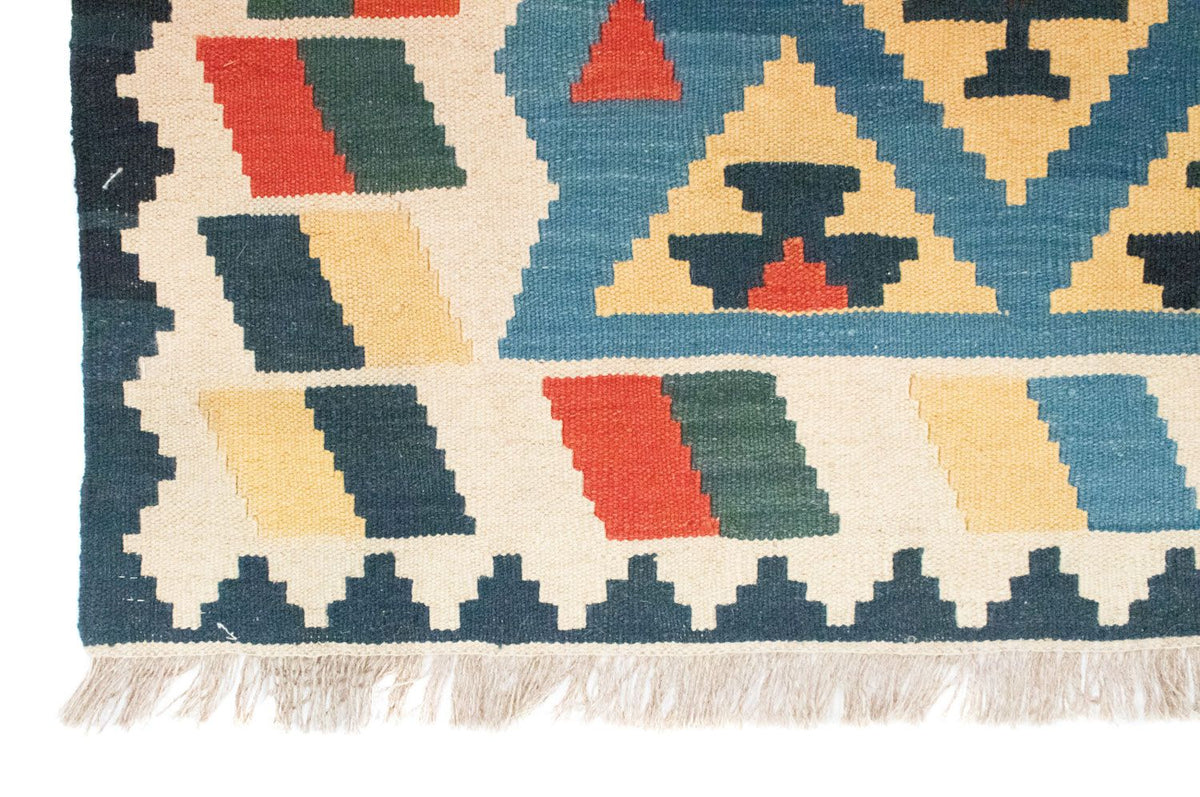 Kelim tapijt - Oosters - 205 x 156 cm - blauw