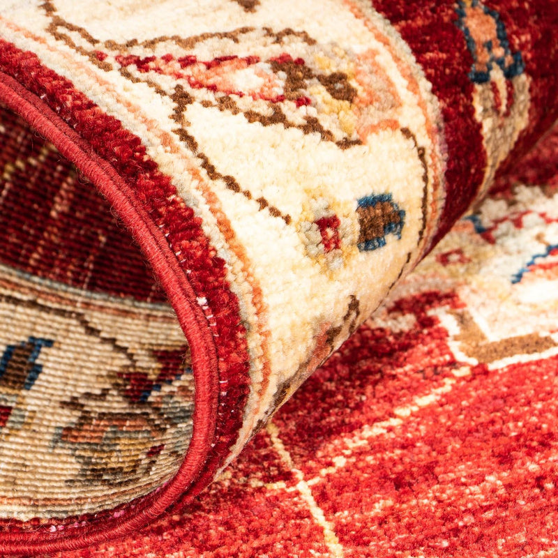 Loper Ziegler tapijt - 178 x 62 cm - donkerrood