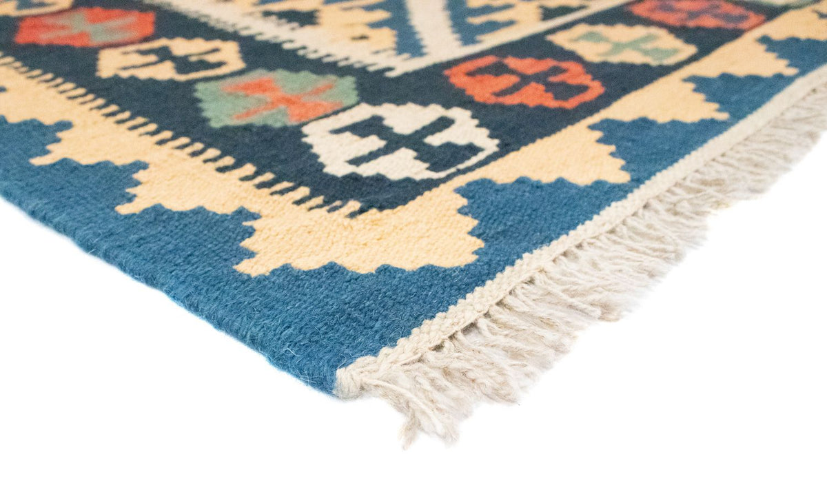 Kelim tapijt - Oosters - 187 x 126 cm - blauw