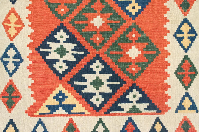 Kelim tapijt - Oosters - 185 x 122 cm - oranje