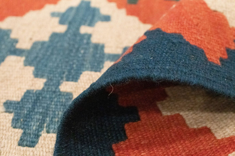 Kelim tapijt - Oosters - 174 x 117 cm - blauw