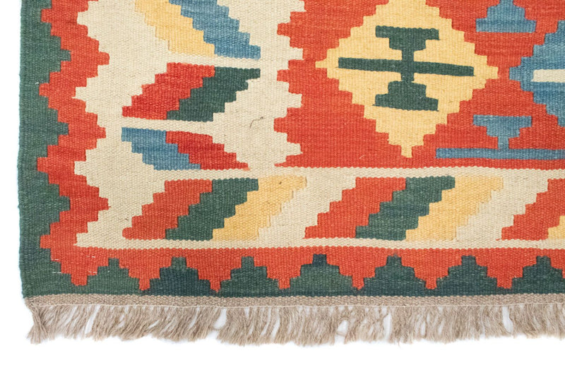 Kelim tapijt - Oosters - 184 x 120 cm - oranje