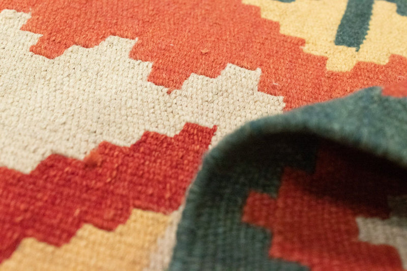 Kelim tapijt - Oosters - 184 x 120 cm - oranje