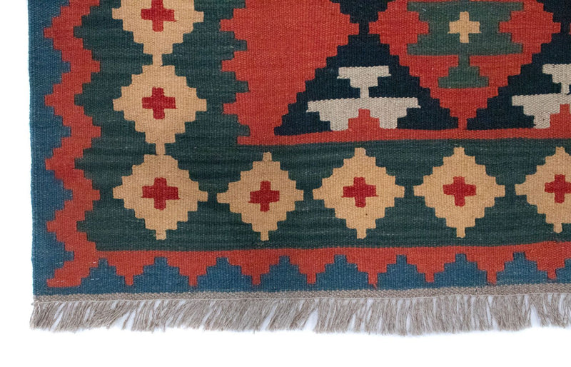 Kelim tapijt - Oosters - 184 x 120 cm - oranje