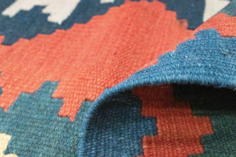 Kelim tapijt - Oosters - 184 x 120 cm - oranje