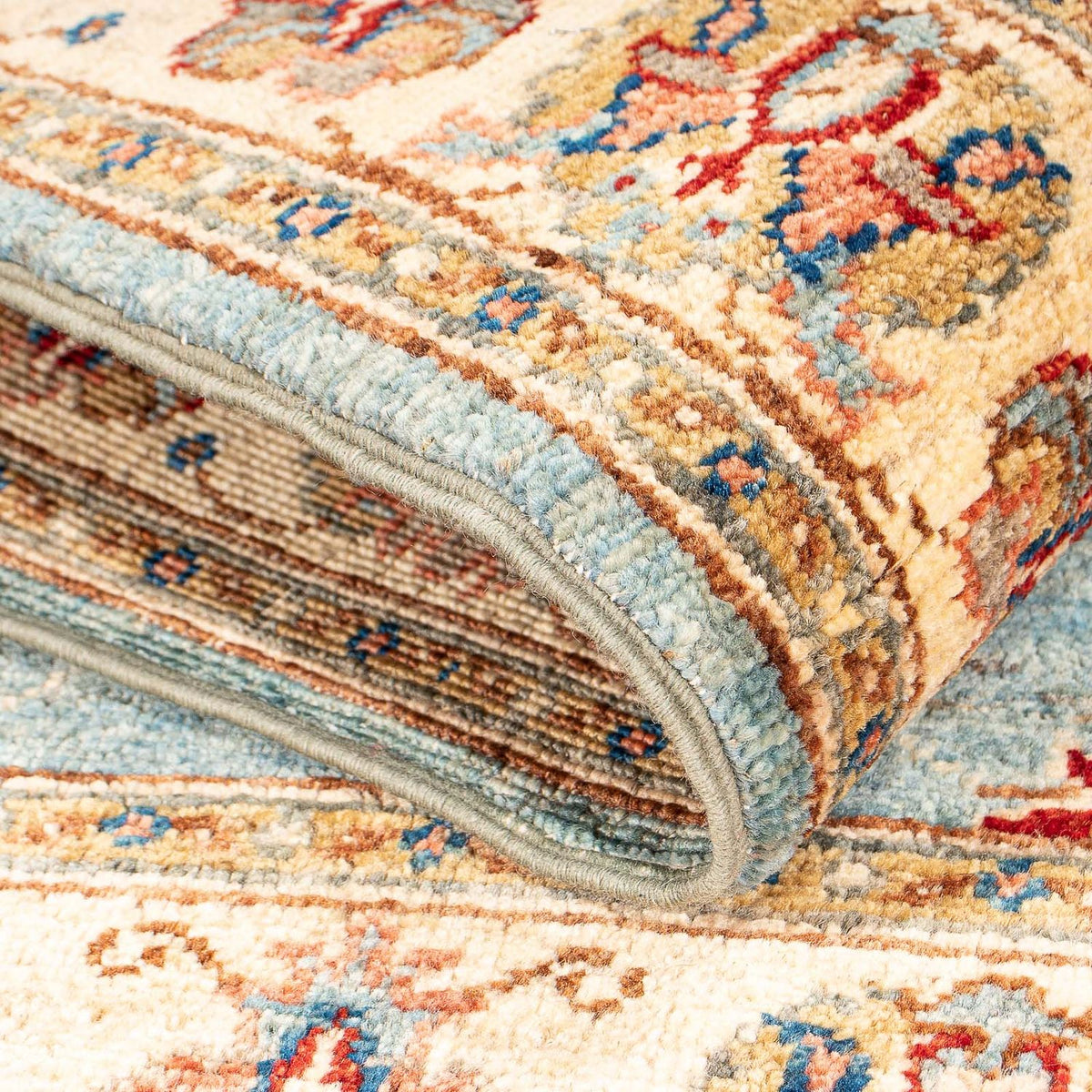 Ziegler tapijt - 127 x 80 cm - lichtblauw