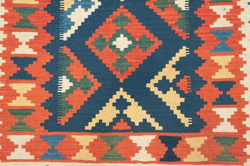 Kelim tapijt - Oosters - 182 x 130 cm - oranje