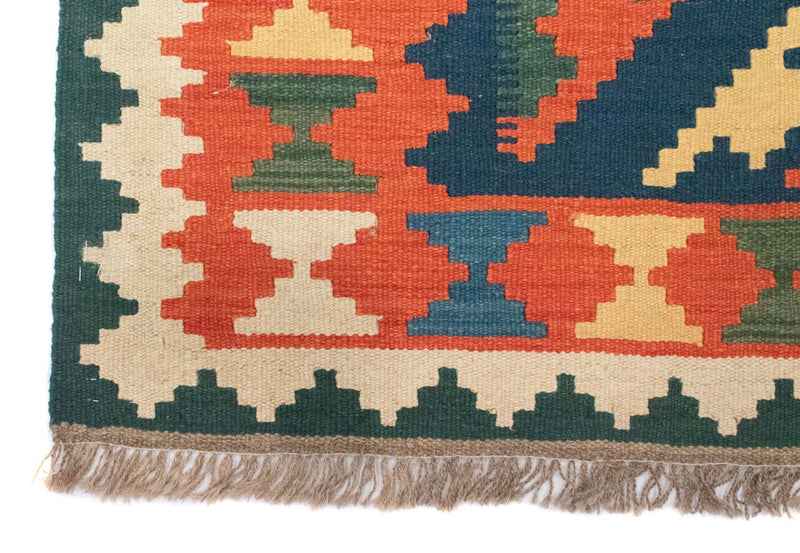 Kelim tapijt - Oosters - 182 x 130 cm - oranje