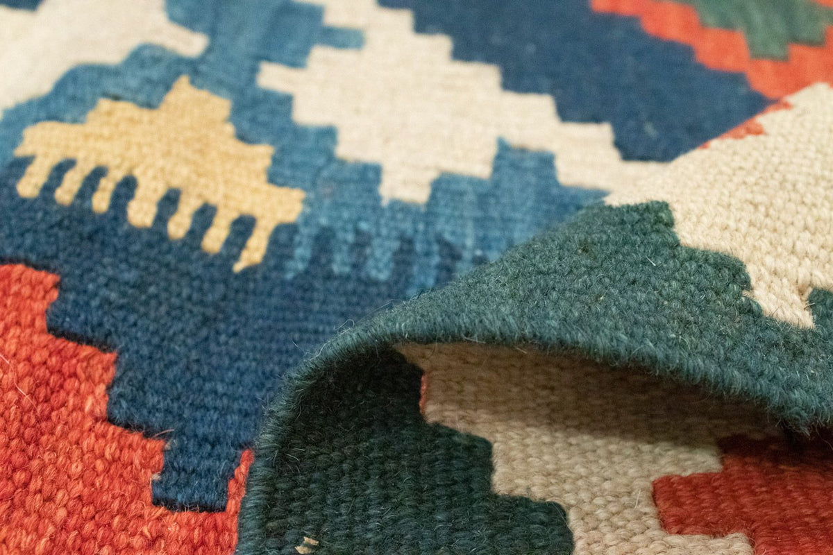 Kelim tapijt - Oosters - 182 x 130 cm - oranje