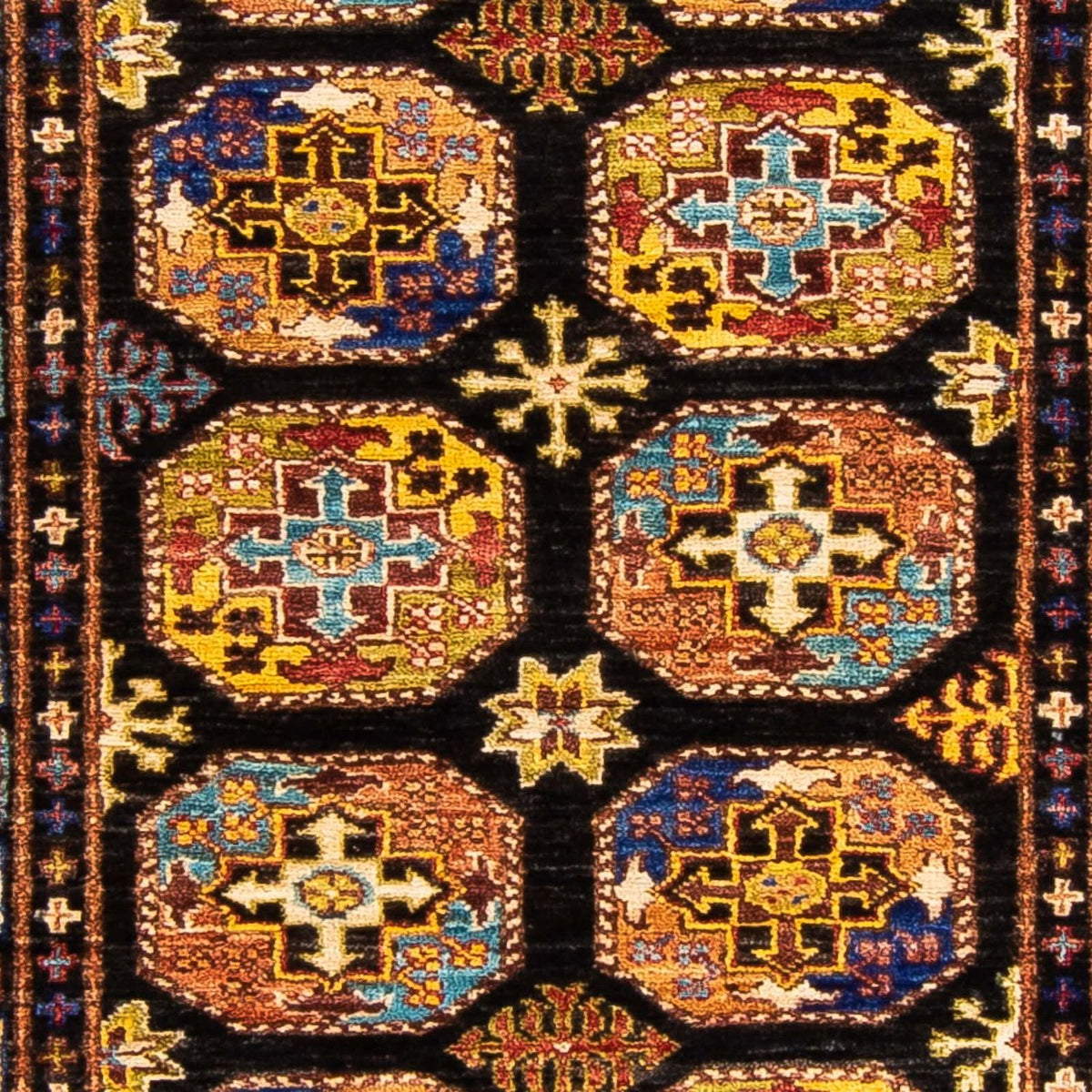 Loper Ziegler Tapijt - Ariana - 302 x 89 cm - donkerblauw