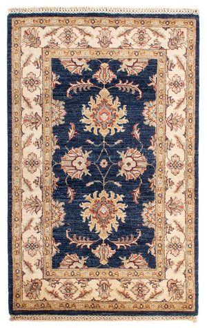 Ziegler tapijt - 123 x 79 cm - donkerblauw