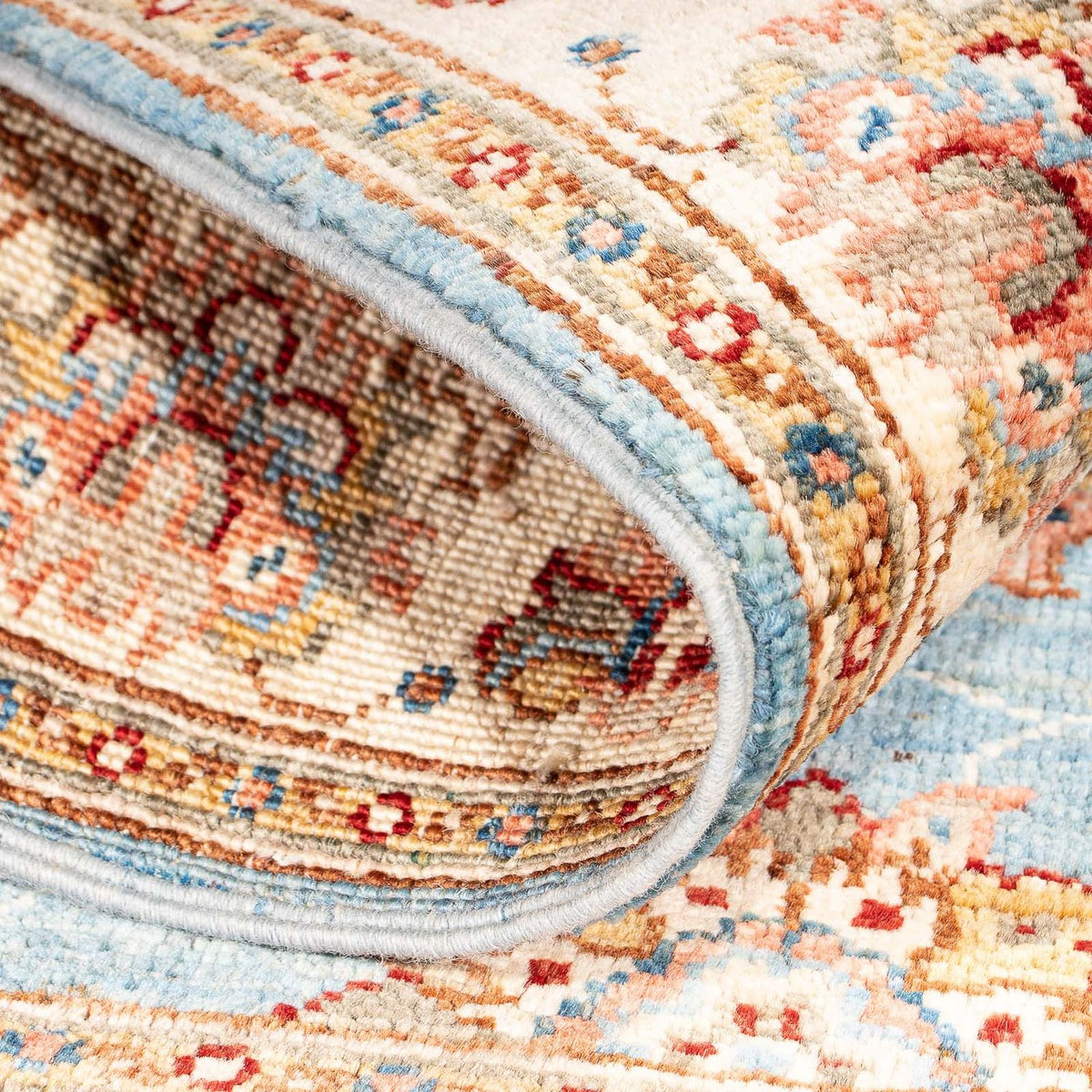 Ziegler tapijt - 122 x 84 cm - lichtblauw