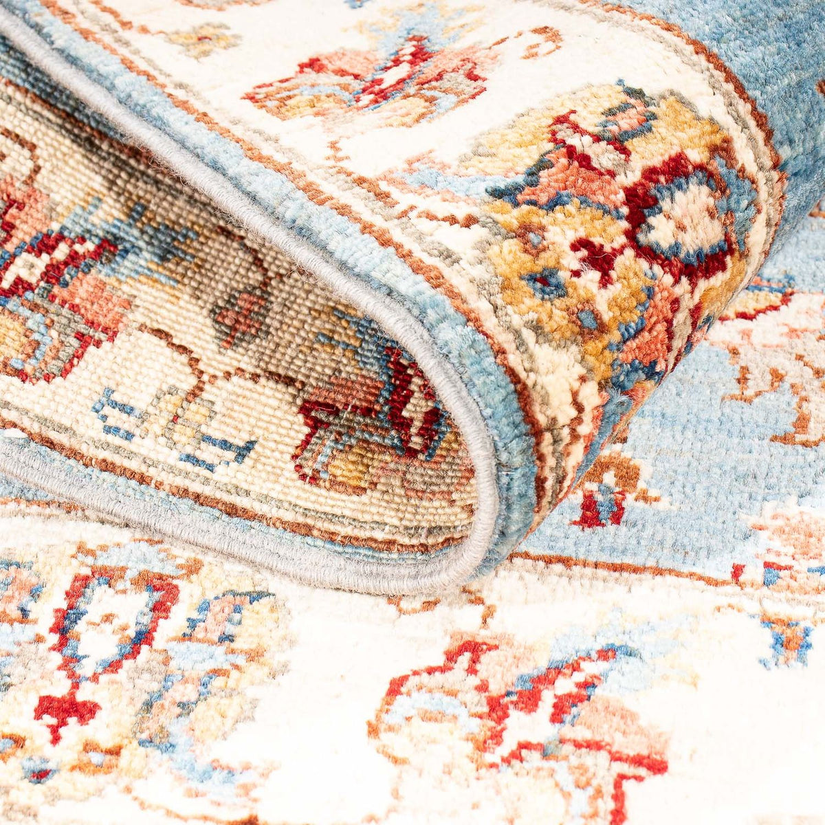 Ziegler tapijt - 92 x 61 cm - lichtblauw