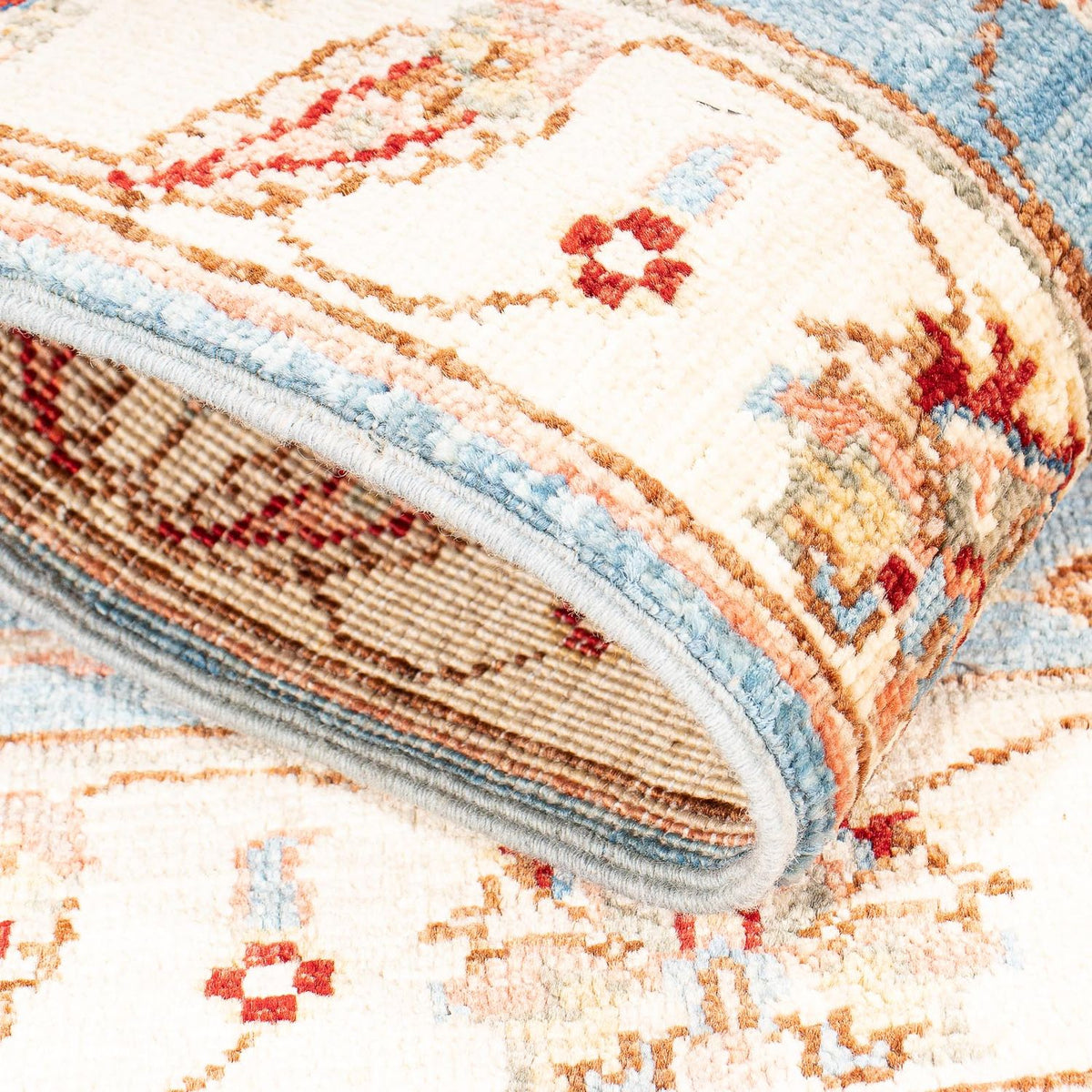 Ziegler tapijt - 102 x 61 cm - lichtblauw