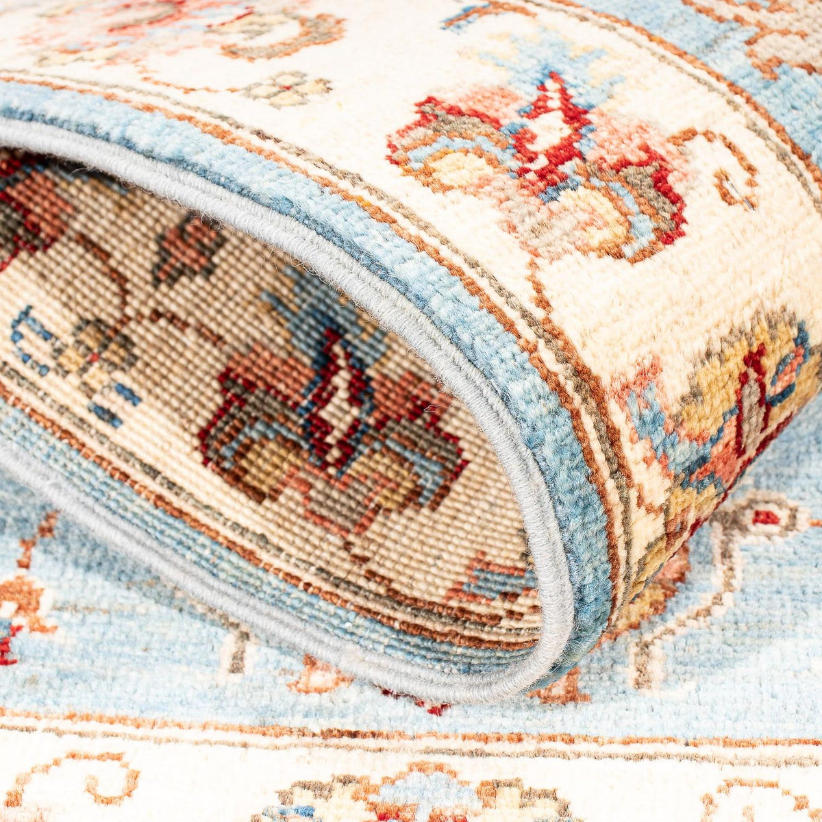 Ziegler tapijt - 97 x 61 cm - lichtblauw