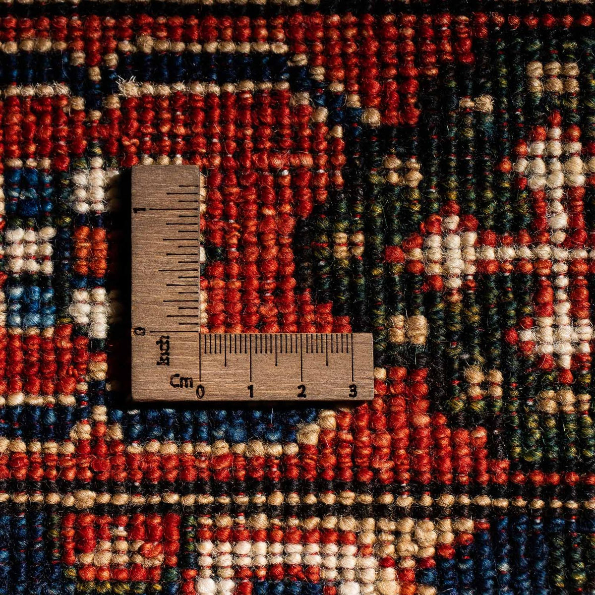 Afghaans tapijt - 200 x 152 cm - donkerblauw