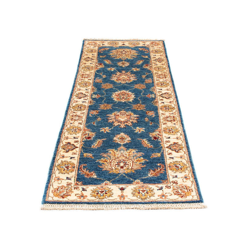 Loper Ziegler tapijt - 184 x 64 cm - donkerblauw