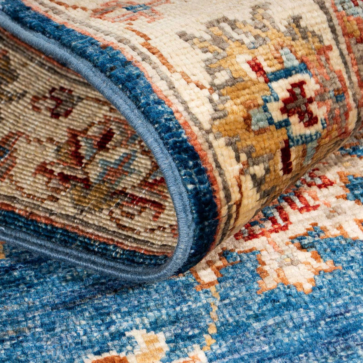 Loper Ziegler tapijt - 185 x 63 cm - donkerblauw