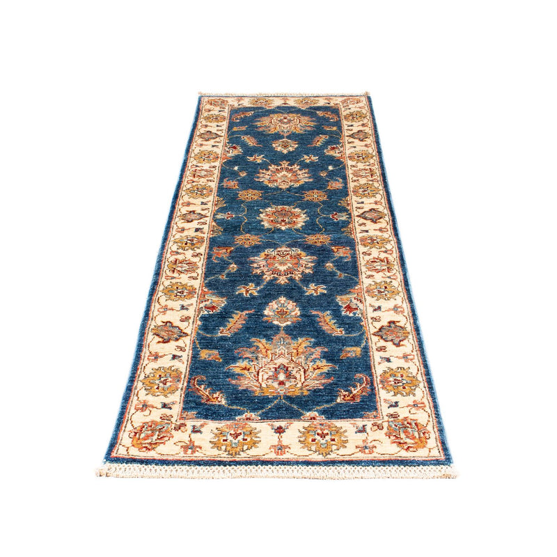 Loper Ziegler tapijt - 185 x 63 cm - donkerblauw
