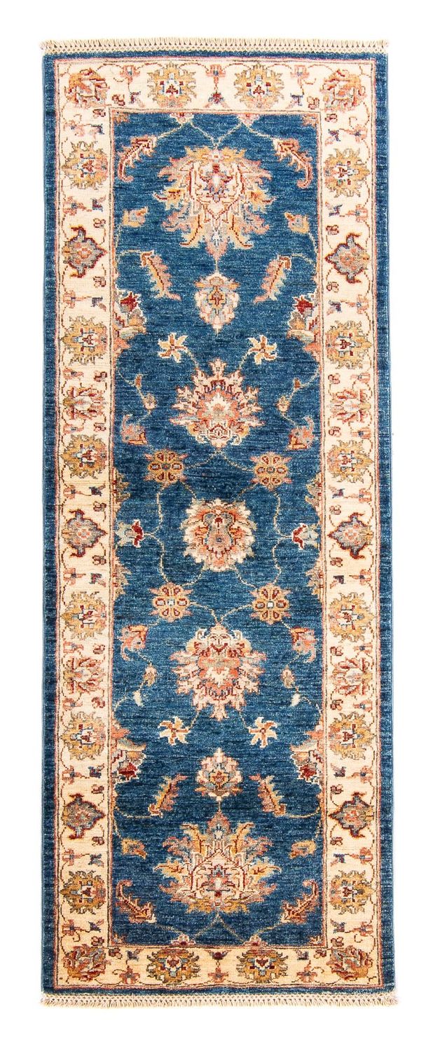 Loper Ziegler tapijt - 186 x 59 cm - donkerblauw