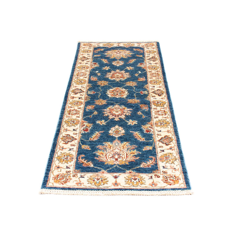 Loper Ziegler tapijt - 186 x 59 cm - donkerblauw