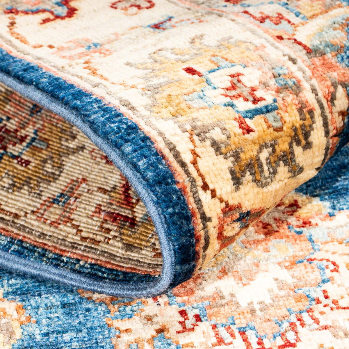 Loper Ziegler tapijt - 186 x 63 cm - donkerblauw