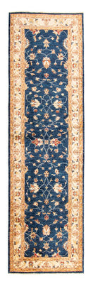 Loper Ziegler tapijt - 273 x 85 cm - donkerblauw