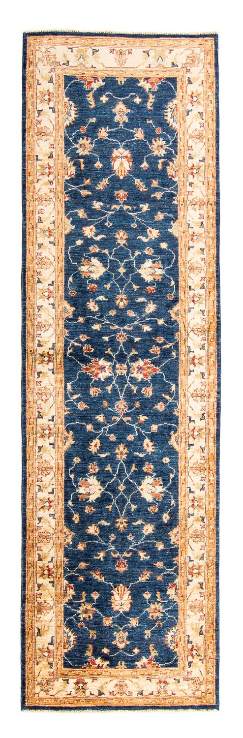 Loper Ziegler tapijt - 273 x 85 cm - donkerblauw