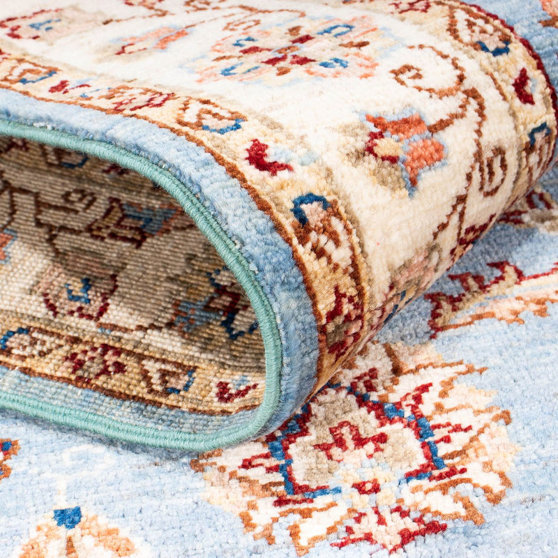 Loper Ziegler tapijt - 304 x 85 cm - lichtblauw