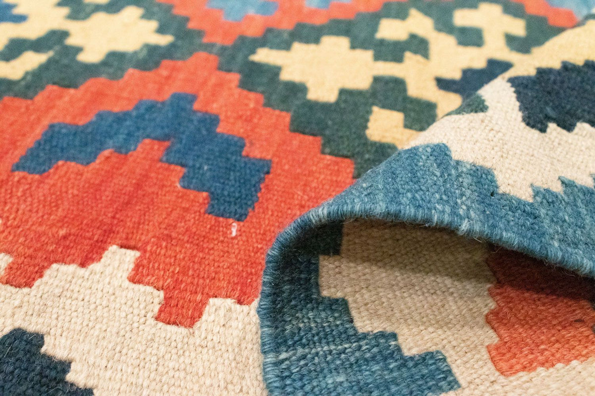 Kelim tapijt - Oosters - 170 x 120 cm - oranje