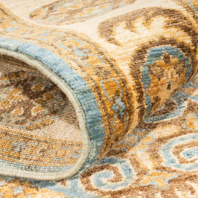 Loper Ziegler Tapijt - Ariana - 298 x 89 cm - lichtblauw