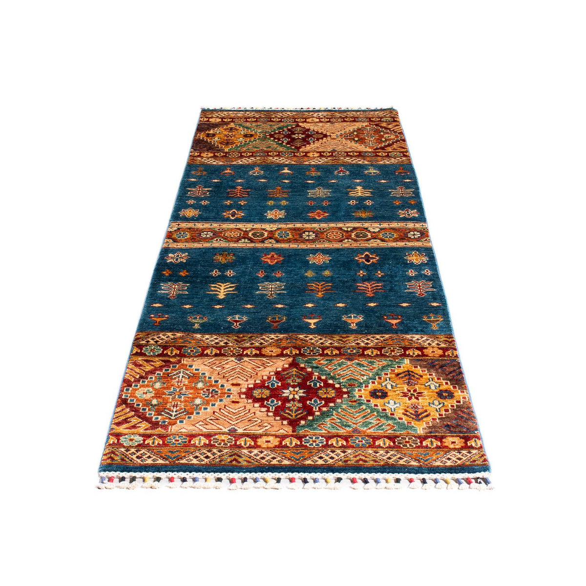 Loper Ziegler Tapijt - Shal - 210 x 76 cm - donkerblauw