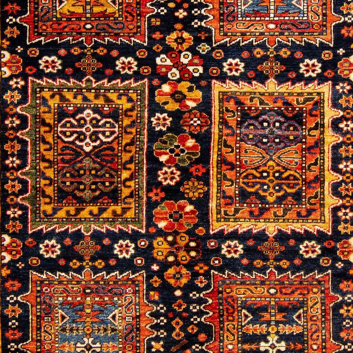 Afghaans tapijt - 244 x 170 cm - donkerblauw