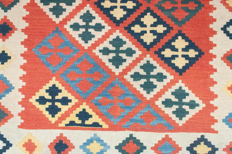 Kelim tapijt - Oosters - 186 x 120 cm - oranje