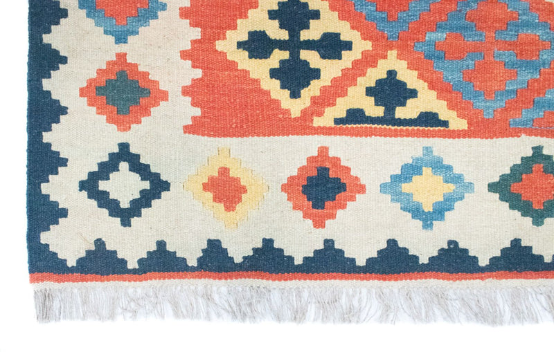 Kelim tapijt - Oosters - 186 x 120 cm - oranje