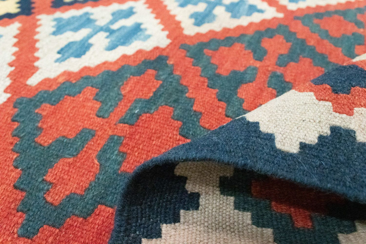 Kelim tapijt - Oosters - 186 x 120 cm - oranje