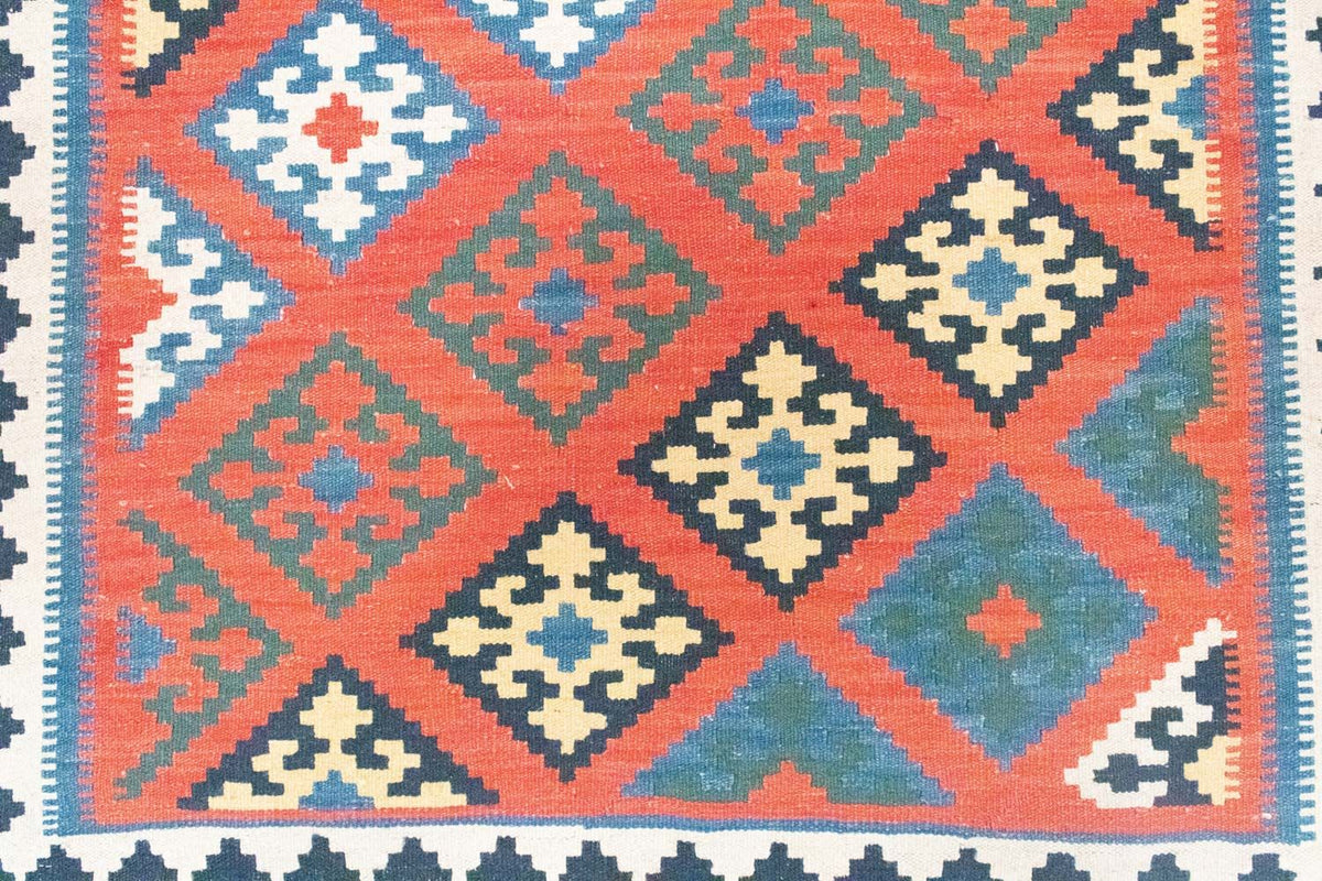 Kelim tapijt - Oosters - 188 x 123 cm - oranje