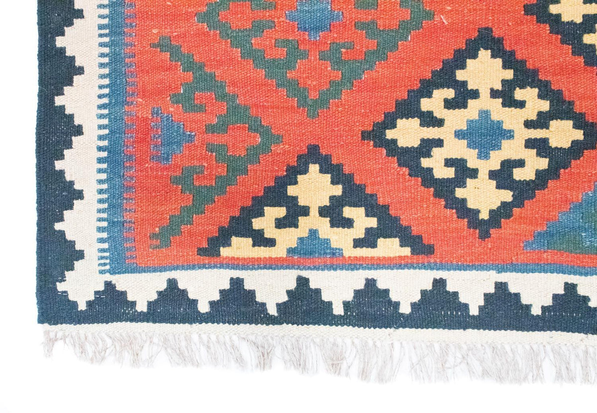 Kelim tapijt - Oosters - 188 x 123 cm - oranje