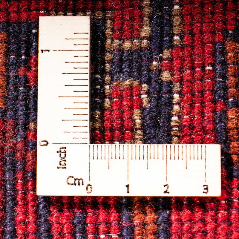 Loper Afghaans tapijt - Kunduz - 295 x 82 cm - donkerrood