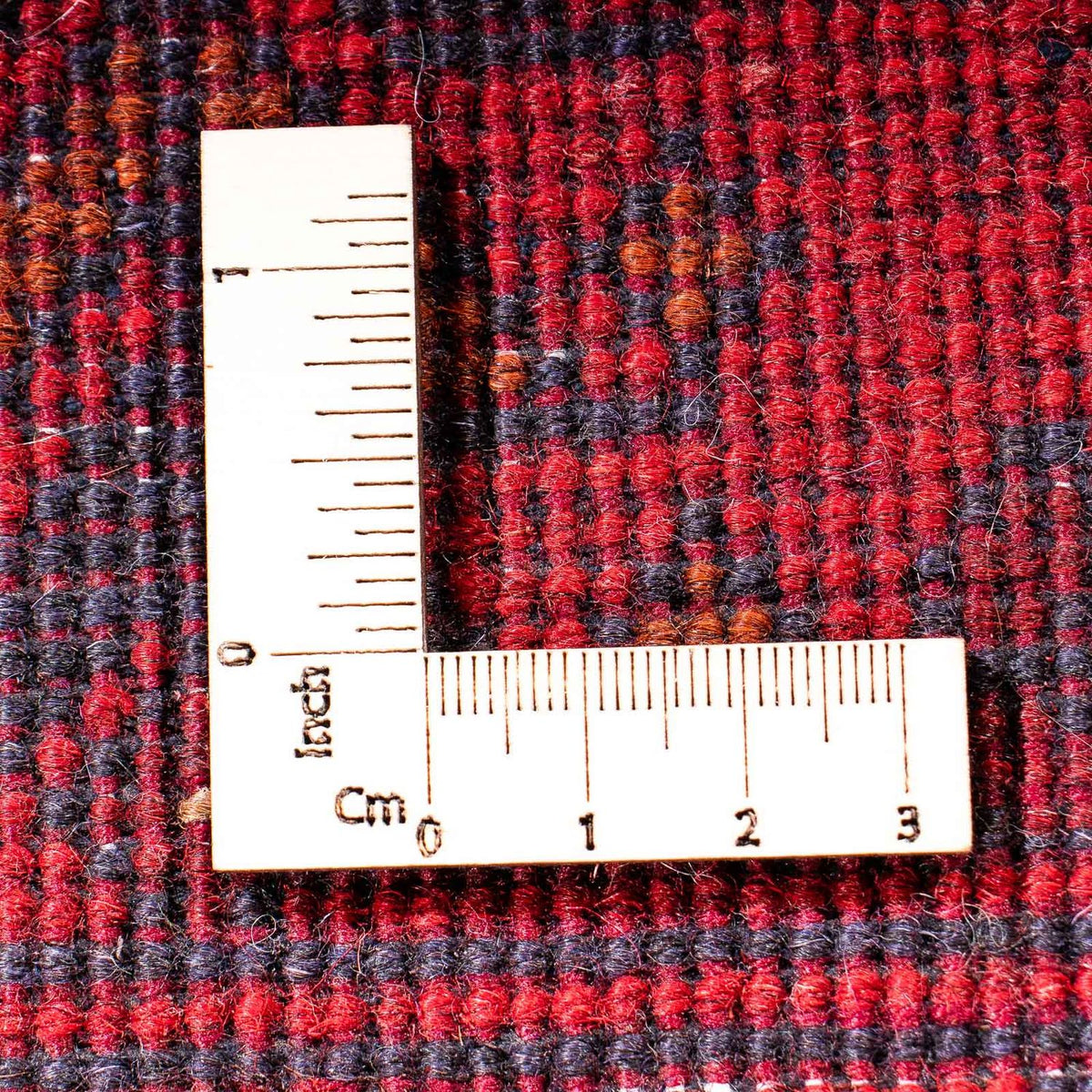 Loper Afghaans tapijt - Kunduz - 299 x 82 cm - donkerrood